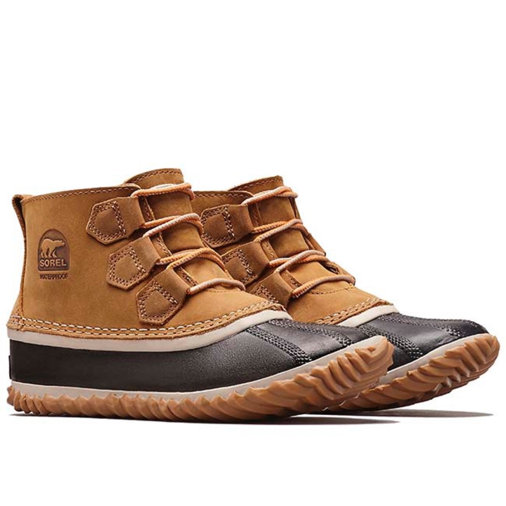 SOREL Out N About Leather Rain Snow Duck Boot 9